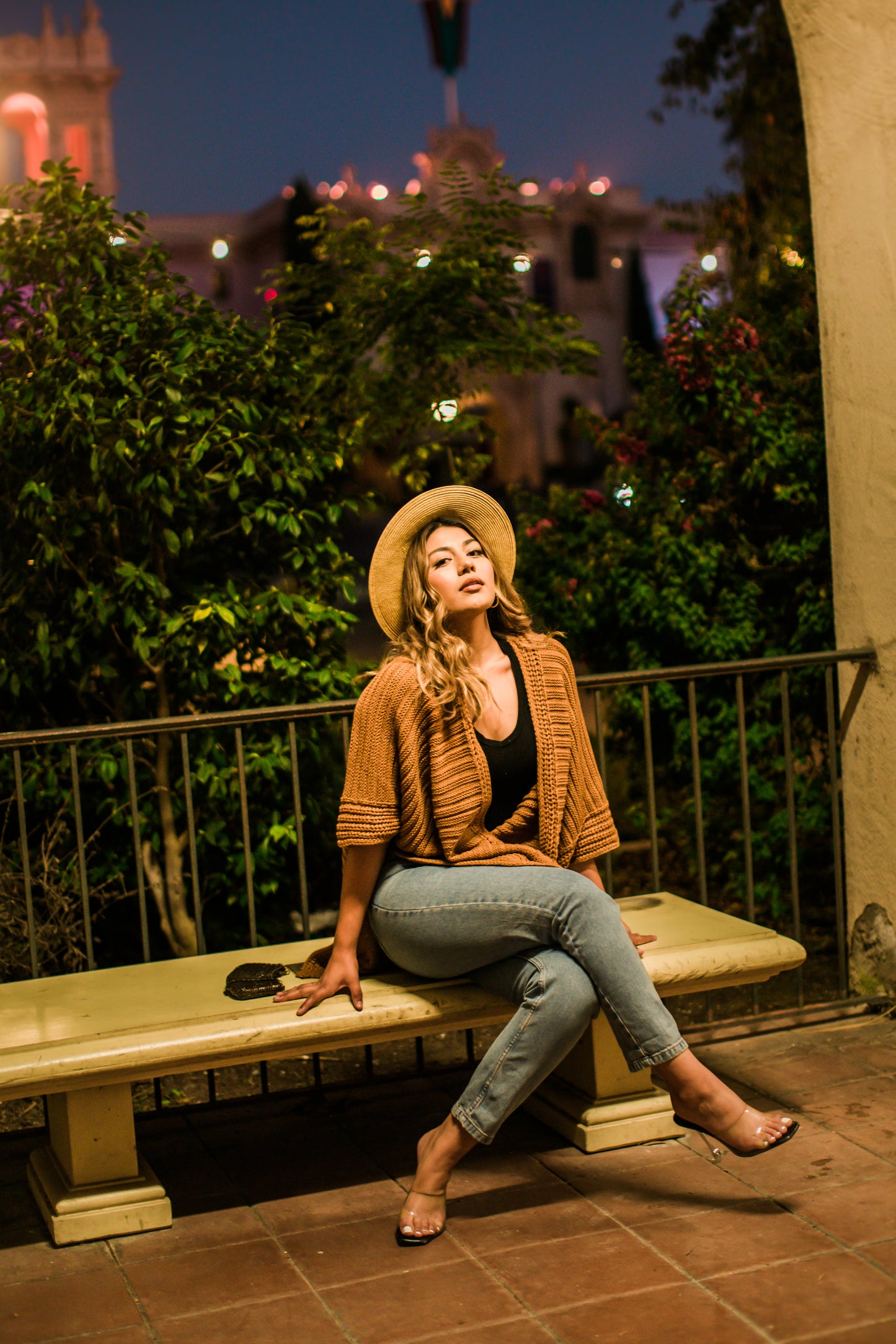 Ridged Rib Knit Ruana