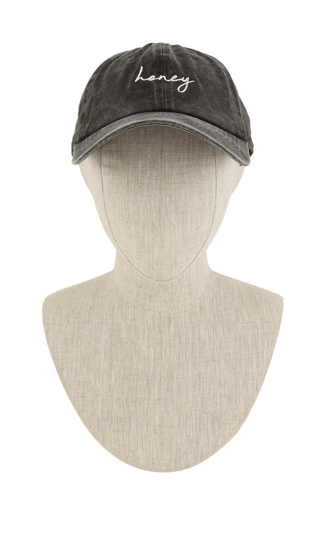 Honey Charcoal Cotton Cap