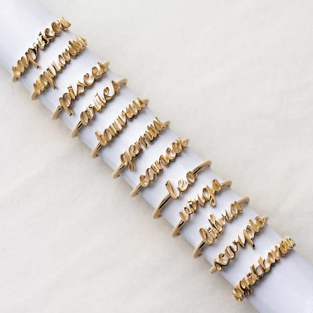 Horoscope Rings