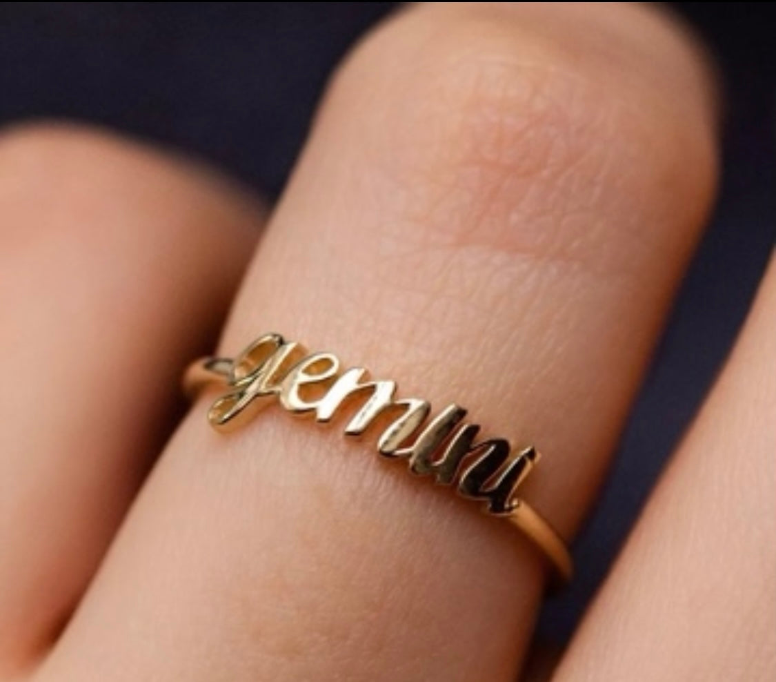 Horoscope Rings