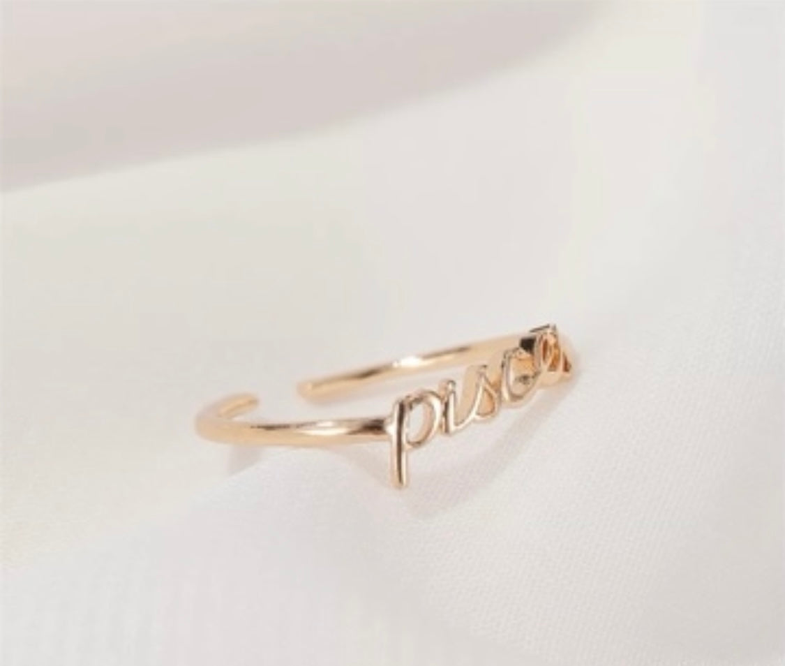 Horoscope Rings