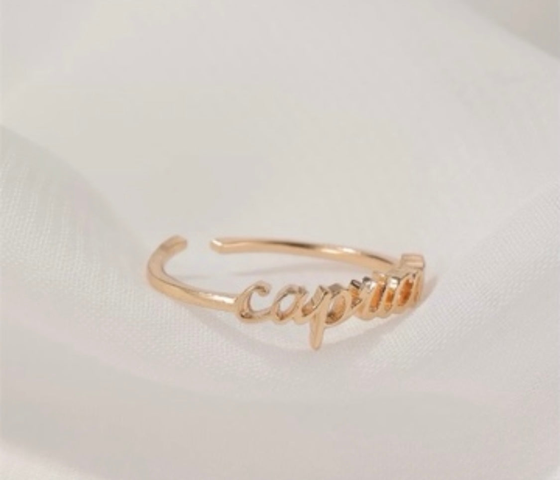 Horoscope Rings
