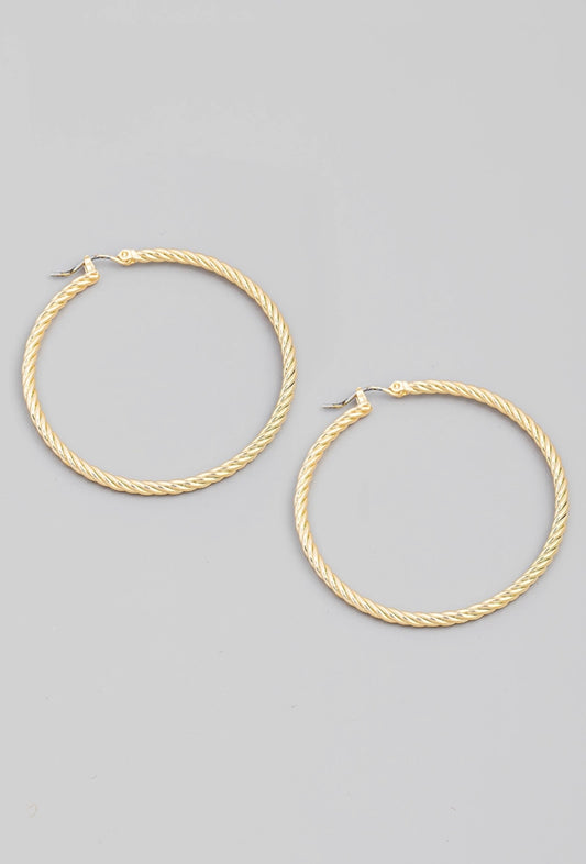 Skinny Circle Earrings